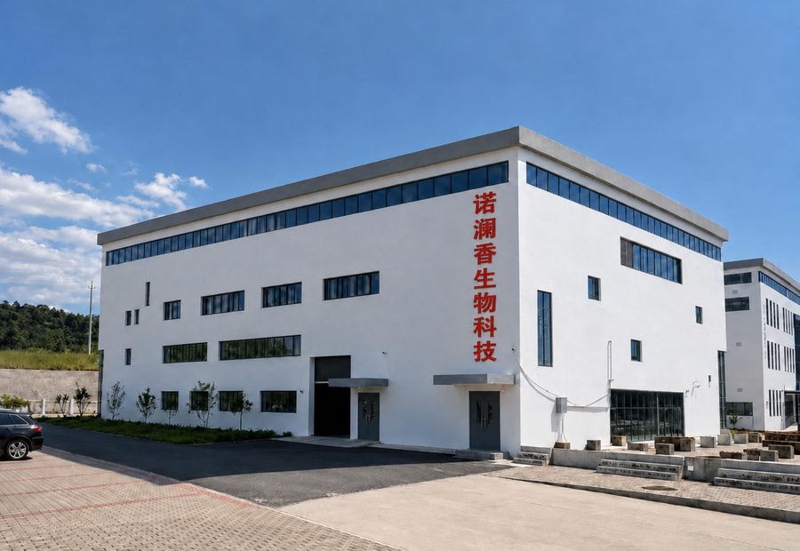 Exterior of a production partner facility supplied by the site owner
