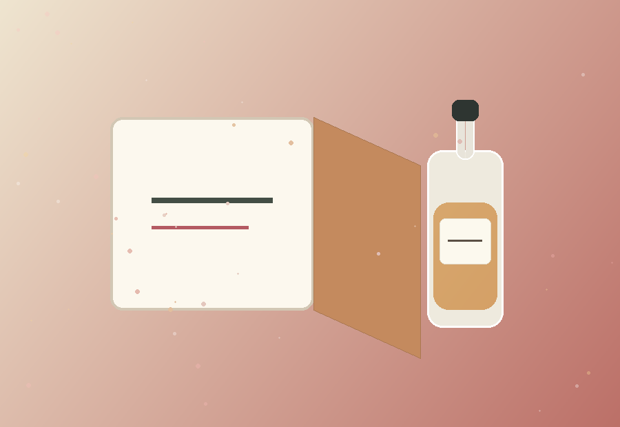 Unbranded perfume packaging concept review