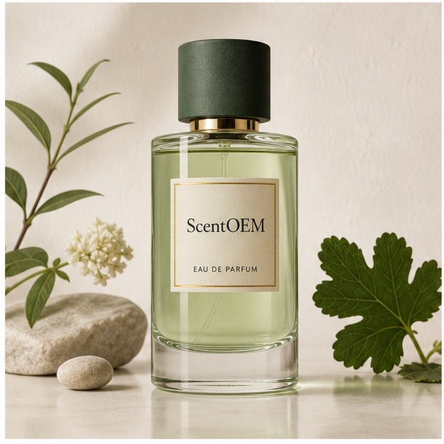ScentOEM green unisex perfume concept for fragrance direction review